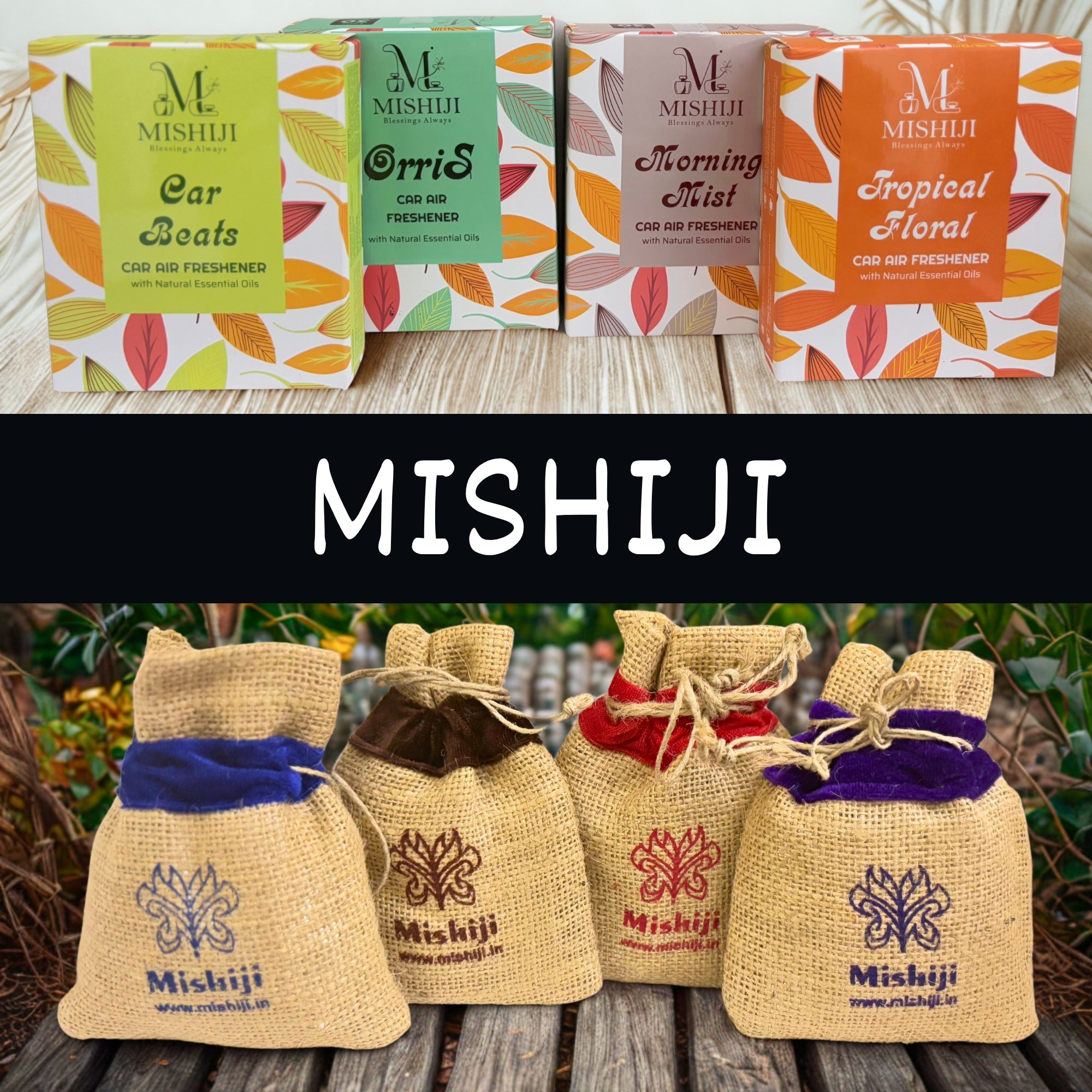 Orris (Jute Hanging Perfume)